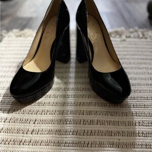 Jessica Simpson Black Patent Heels